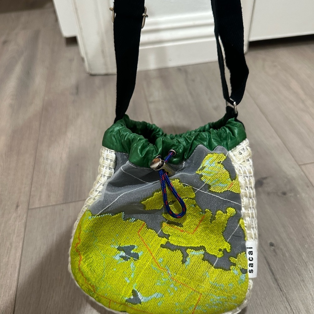 RARE Sacai Holiday 2022 Collection 2-in-1 Drawstring Bag NWOT